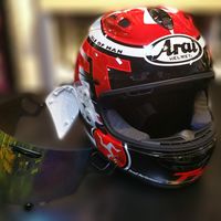 的骄傲 篇十三:TIPS:ARAI RX-7 RR5头盔镜片拆